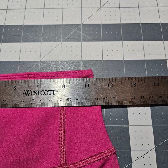Peloton Mission Tulip Hem Leggings Women's Barbie Pink High-Waist Leggings Side - Picture 5 of 16